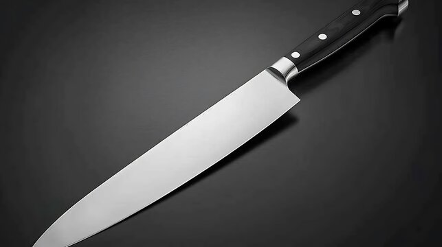knife on a white background