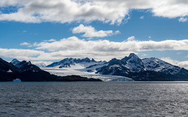 Photography of landscapes of Fortuna Bay, South Georgia