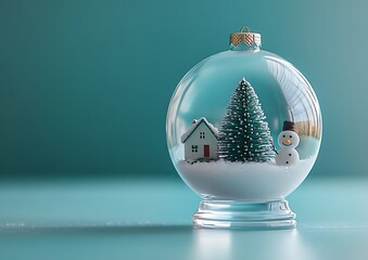 Christmas Ornament Miniature Scene