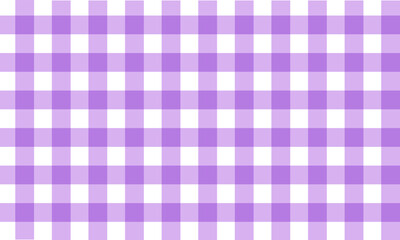 Purple gingham pattern tablecloth blackboard.