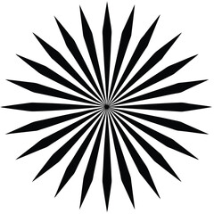 radial energy lines vector design