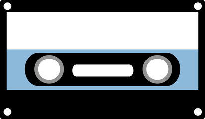 Obraz premium Illustration of a Retro Cassette Tape