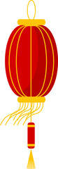Illustration of Chinese Lanterns for Celebration