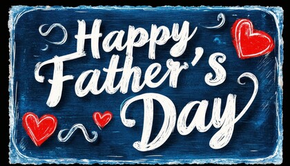 A charming vintage-style design, perfect for celebrating and honoring fathers on Father's Day.