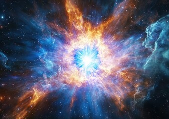 star transitioning into a white dwarf, capturing the captivating energy reduction and transformation into planetary nebula