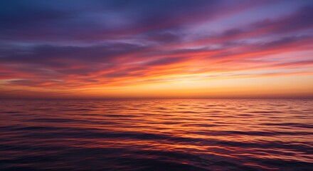 Fototapeta premium Vibrant Ocean Sunset