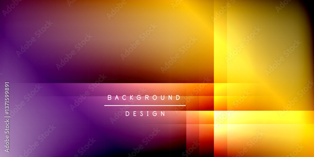 Poster dynamic shadow lines geometric shapes