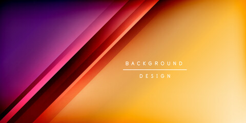 Bright lines background. Gradient geometric template wallpaper