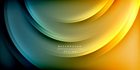 Dynamic shadow lines geometric shapes