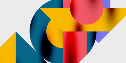 Vibrant abstract background circles with smooth gradients, creating a dynamic and modern design. Ideal for creative, tech, or contemporary-themed projects