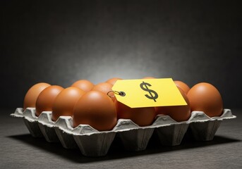 Eggs with Price Tag: Analyzing Food Costs and Market Trends in Grocery Shopping and Nutrition.
