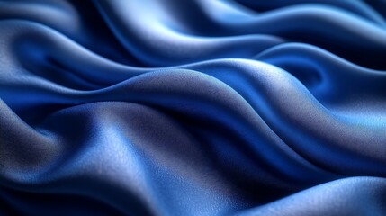 Obraz premium A quantum vibration sensor silk satin monitoring oscillations through fold-based harmonic resonance.