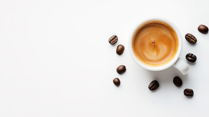 Coffee for you with white background