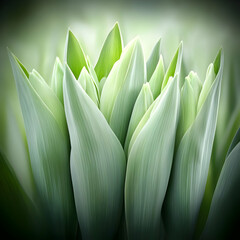 Obraz premium Photo Of Green Leaves Closeup Showing Texture And Freshness Nature