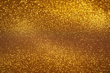 Brilliant Gold Glitter Textured Background for Holiday Crafts and Decorations with Shimmering Metallic Foil Finish