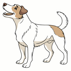vector dog animal art free download 