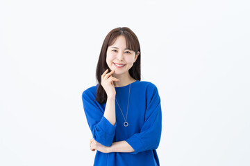 若い女性のポートレート
