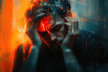 Chronic Pain and Mental Stress in Adult Male Experiencing Severe Headaches and Migraine Due to Brain Disorders and Injuries