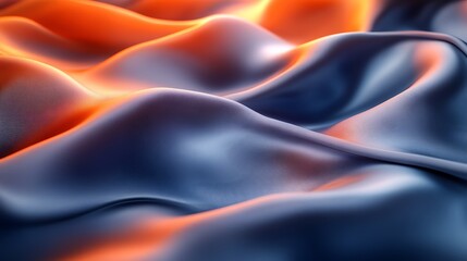 Obraz premium A Riemann surface silk satin with multi-sheeted fold geometries that seamlessly connect above and below in perfect mathematical harmony.