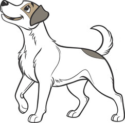 vector dog animal art free download 