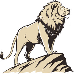 vector lion animal art free download
