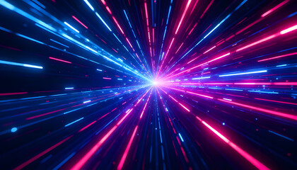 Naklejka premium Cosmic Dreams Abstract Background with Stars.