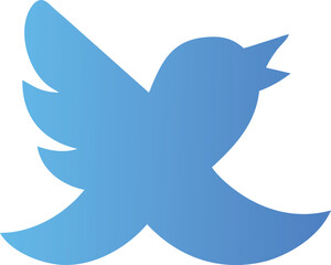 twitter bird logo vector icon in blue circle, modern clean design symbolizing social media, communication, and digital connection with bright, engaging color scheme

