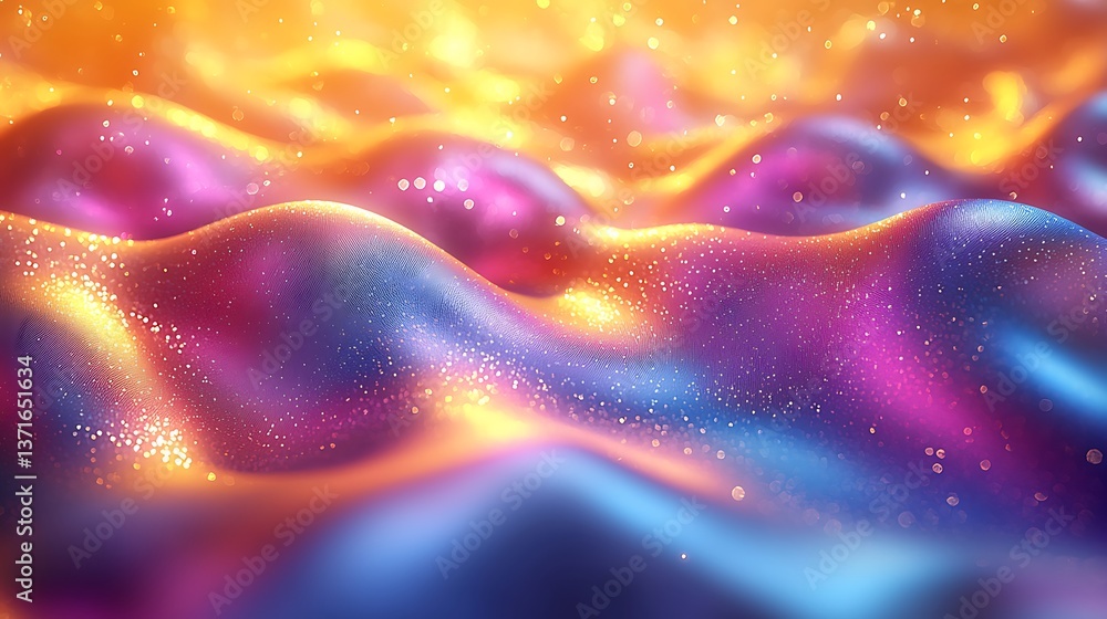 Poster abstract colorful wave background texture