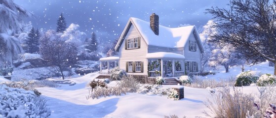 Charming Snow Farmhouse with Porch 