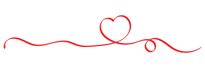 Heart line scribble style decoration element vector illustration. Hand drawn linear love heart design eps 10. flat style.
