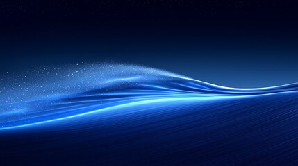Abstract dark blue wavy lines