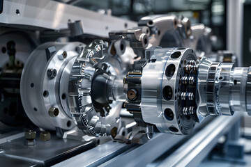 Display of ZF Drive Axle in Industrial Machinery Representing Advanced Engineering Concepts