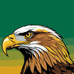 eagle head vector art for graphic design needs