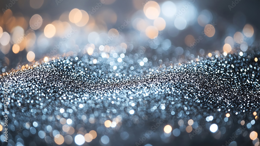 Aufkleber abstract glistening glitter texture, creating a captivating display of light and depth, a dynamic ar