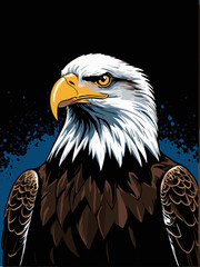 eagle head vector art for graphic design needs