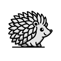 pictures of hedgehog animals with white background