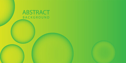 Minimal geometric green background. Dynamic shape composition. Vector illustration eps10