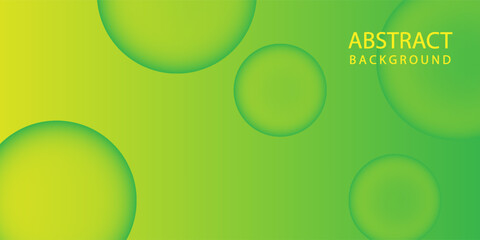 Minimal geometric green background. Dynamic shape composition. Vector illustration eps10