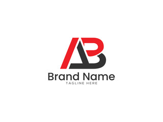 AB Letter Logo design Vector Art, Icons, and Graphics	
