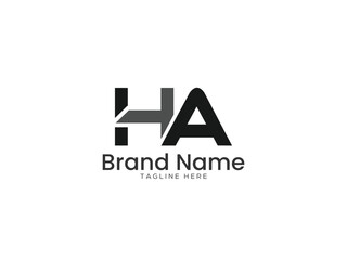 HA Letter Logo design Vector Art, HA Icons, and Graphics	
