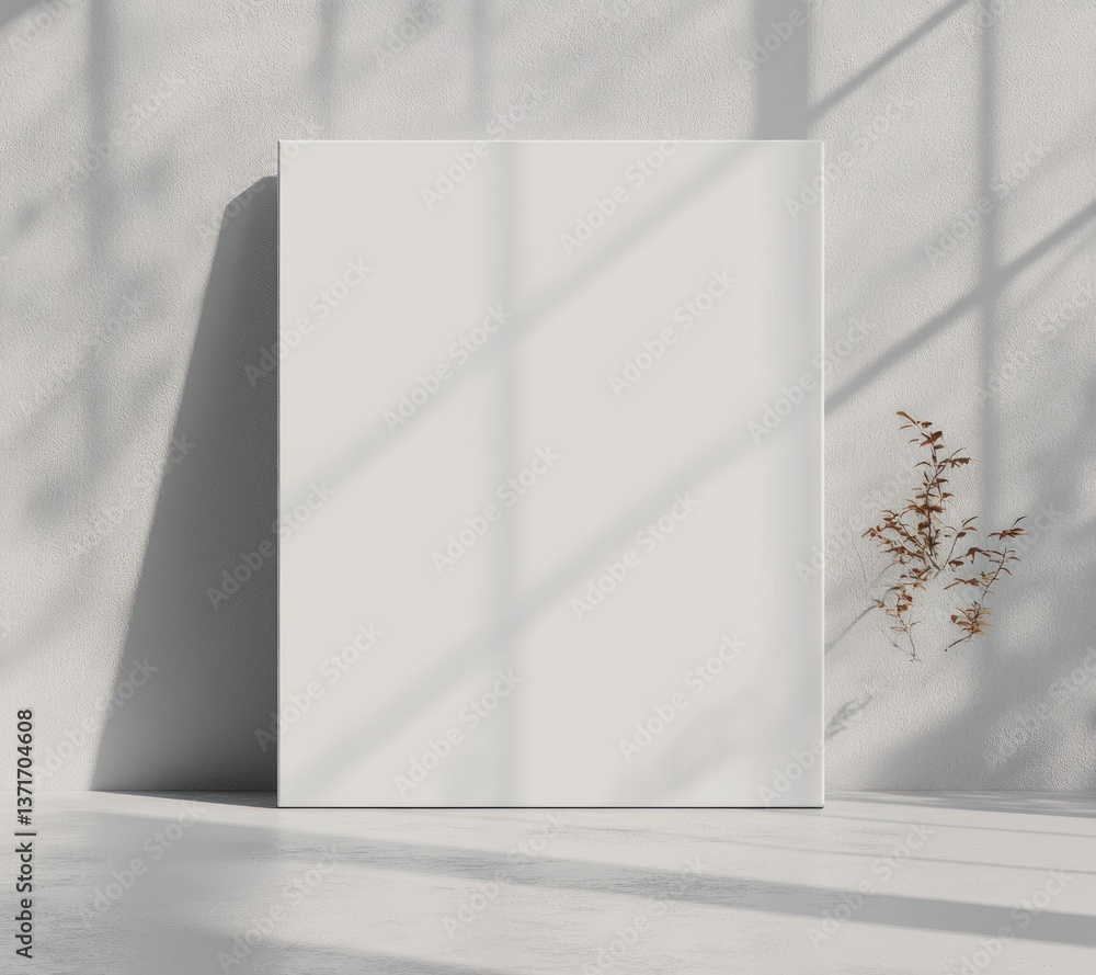 Aufkleber minimalist blank white cardboard box mockup for software design presentation