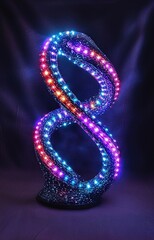 glowing neon sign