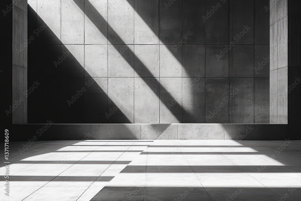 Poster concrete texture background gray stone minimalist brutalist architecture natural light soft shadows