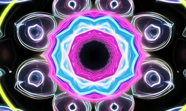 Floral abstract background with children small flowers formed