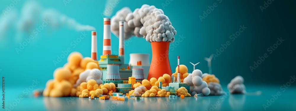 Poster a detailed 3d rendered infographic visualizing and comparing the frequency of different types of acc
