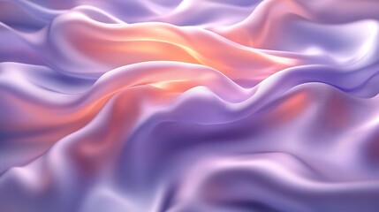 Fototapeta premium A silky abstract background with a gradient of soft lavender and periwinkle, flowing like a gentle breeze with smooth, reflective surfaces,