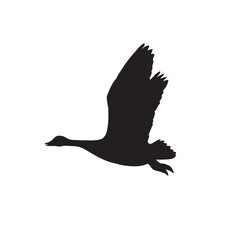 Flying Goose Silhouette