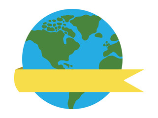 Earth Day Concept Background Illustration