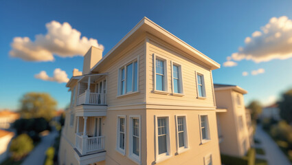 Obraz premium Single-Family Home, Townhouse, Condo, Apartment – Find Your Home 