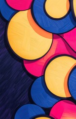 Fototapeta premium abstract background with circles